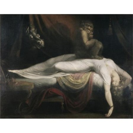 SUPERSTOCK Superstock SAL2622077 The Nightmare 1781 Henry Fuseli; 1741-1825 Swiss Oil On Canvas Detroit Institute of Arts Michigan USA Poster Print; 18 x 24 SAL2622077